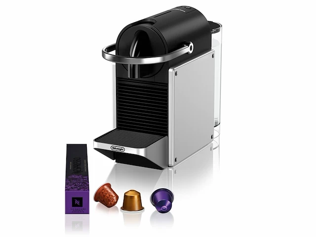 De'longhi nespresso pixie en127s koffiecupmachine zilver - afbeelding 1 van  5