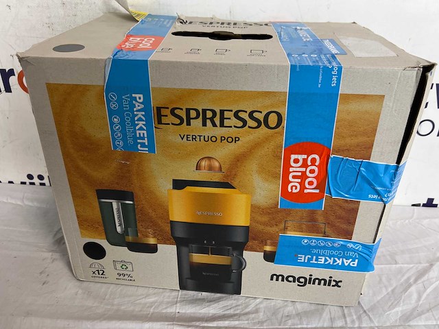 De'longhi nespresso vertuo pop env90.y - koffiecupmachine - geel - afbeelding 2 van  2