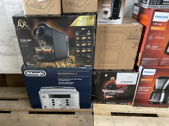 Delonghi philips lor koffie- & espressomachines (6x) - afbeelding 2 van  5