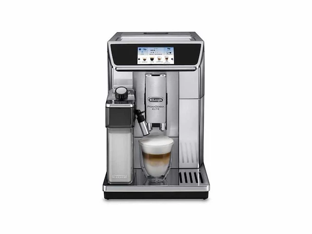 De'longhi primadonna elite ecam650.75.ms - volautomatische espressomachine - metaal/zilver - afbeelding 1 van  2