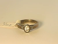 Delphi gesigneerde zilveren ring met stempel - afbeelding 1 van  6
