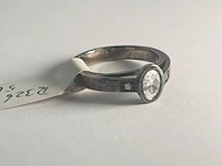 Delphi gesigneerde zilveren ring met stempel - afbeelding 4 van  6