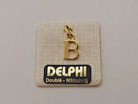 Delphi juwelier 18kt doublé gouden pendant - afbeelding 2 van  3