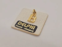 Delphi juwelier 18kt doublé gouden pendant - afbeelding 3 van  3