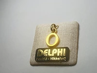 Delphi juwelier 18kt gouden doublé pendant - afbeelding 4 van  4
