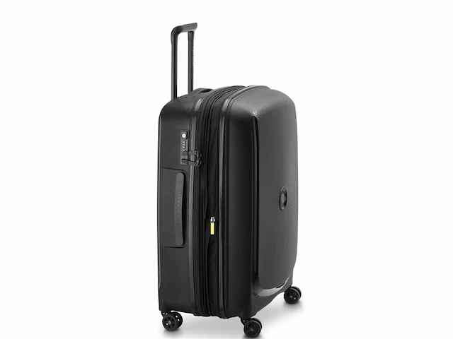 Delsey belmont plus 71 cm vergrootbare reiskoffer - zwart - afbeelding 3 van  3