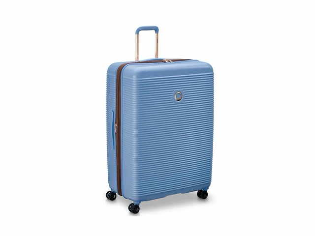 Delsey freestyle 82 cm vergrootbare reiskoffer blauw - afbeelding 1 van  4