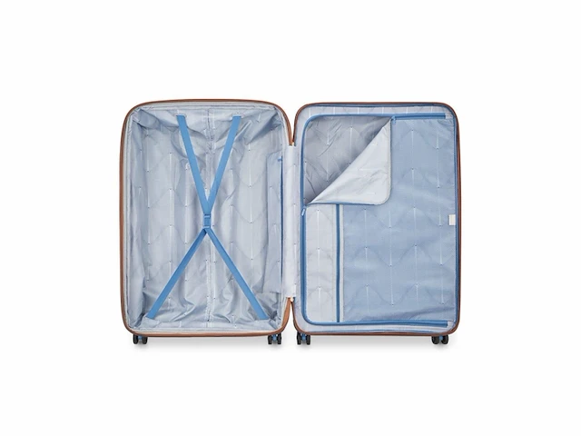 Delsey freestyle 82 cm vergrootbare reiskoffer blauw - afbeelding 4 van  4