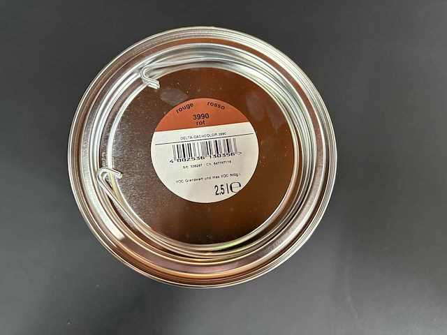 Delta - dakverf - rood 3990 (200x) - afbeelding 3 van  4