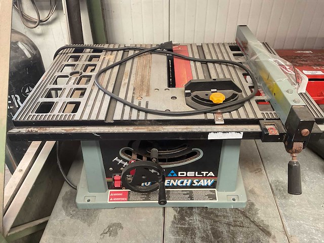 Delta 10” bench saw tafelcirkelzaagmachine - afbeelding 2 van  4