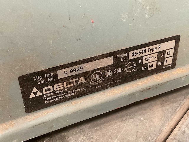 Delta 10” bench saw tafelcirkelzaagmachine - afbeelding 4 van  4