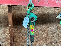 Delta green 0,75t kettingtakel - afbeelding 1 van  3