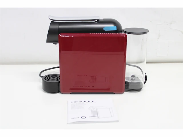 Delta q mini qool capsule koffiezetapparaat rood one size eu plug 220v - afbeelding 2 van  3