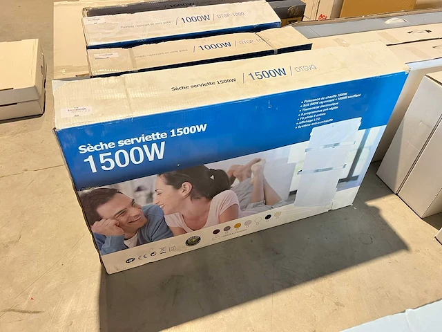 Delta thermie - dtgp-1500 geel - elektrische convector kachel - afbeelding 1 van  2