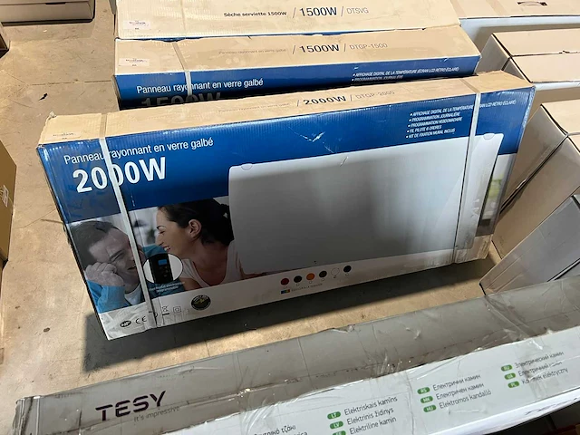 Delta thermie - dtgp-2000 - elektrische convector kachel - afbeelding 1 van  1