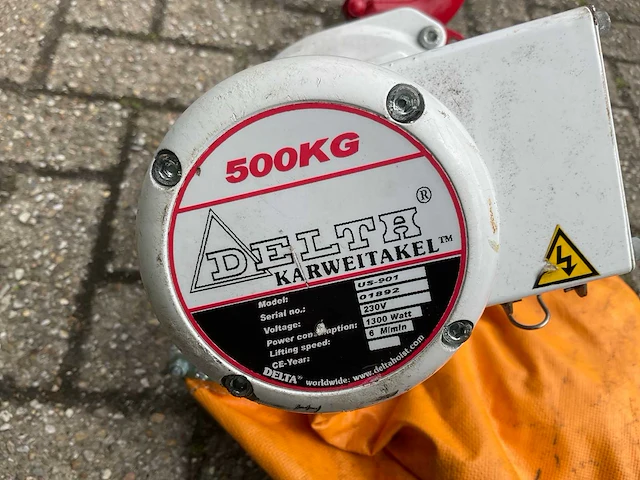 Delta us-901 elektrische karweitakel - afbeelding 2 van  7