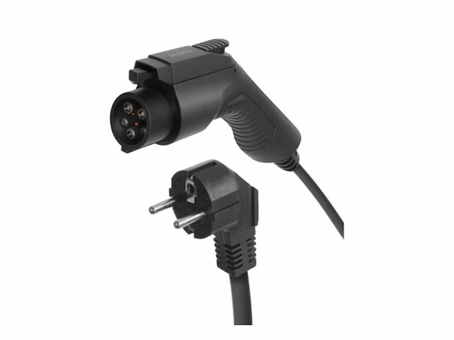 Deltaco echarge ev1126 oplaadkabel elektrische auto type 1/schuko 6a/11 kw 5,5 m - afbeelding 1 van  1
