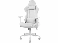 Deltaco wch80 gamestoel - ergonomisch - wit - afbeelding 1 van  3