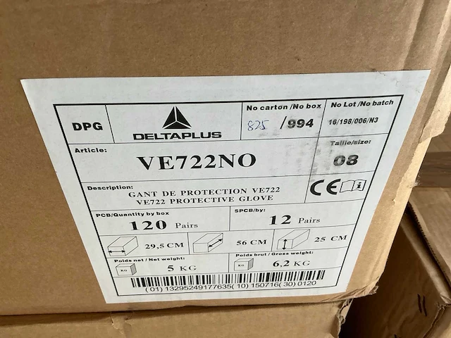 Deltaplus ve722no werkhandschoen (400x) - afbeelding 6 van  6