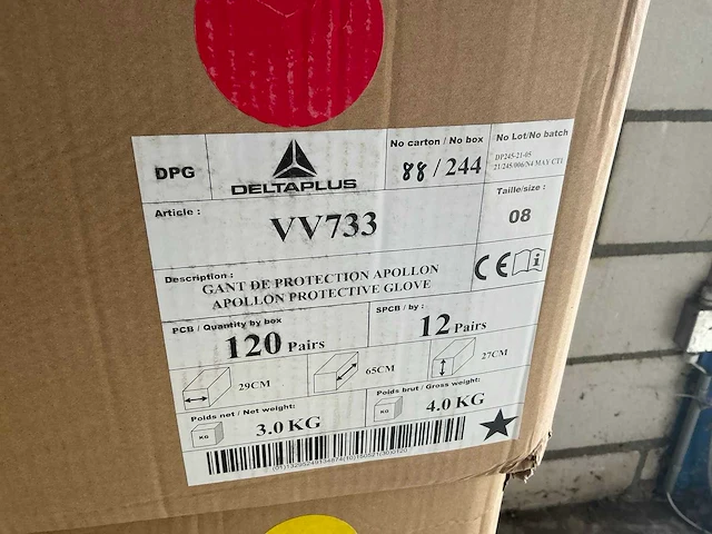 Deltaplus vv733 werkhandschoen (1400x) - afbeelding 5 van  8