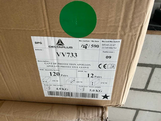 Deltaplus vv733 werkhandschoen (1400x) - afbeelding 8 van  8