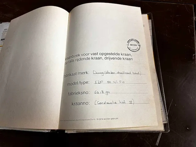 Demag - e2p 50 4/1 f10 - bovenloophalkraan - 1969 - afbeelding 13 van  22