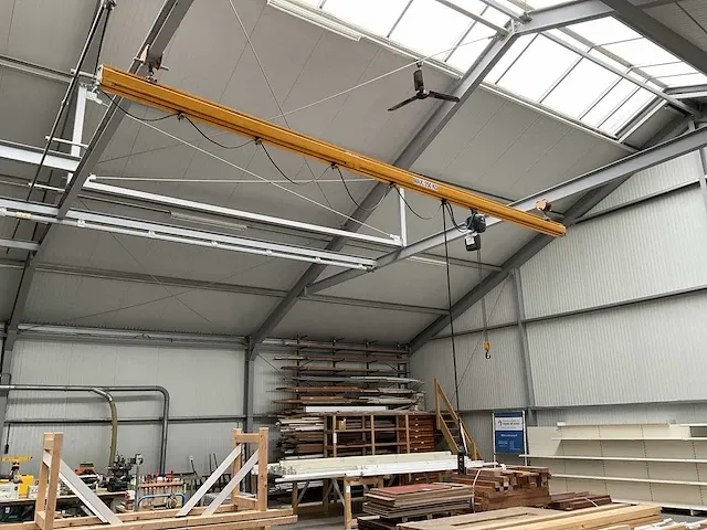 Demag kettingtakel met traverse balk - afbeelding 1 van  6