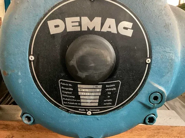 Demag p416 staalkabel takel - afbeelding 6 van  7
