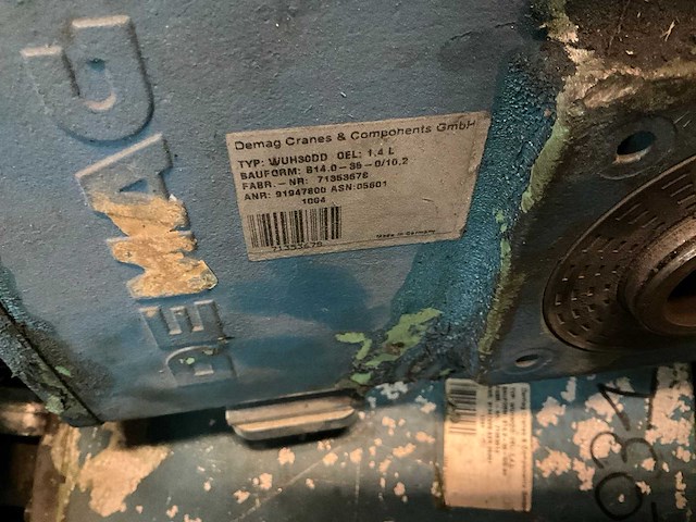 Demag wuh30dd / zba90 b4 reductormotor (10x) - afbeelding 6 van  6