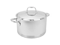 Demeyere atlantis kookpot met deksel 28 cm zilver - afbeelding 1 van  2