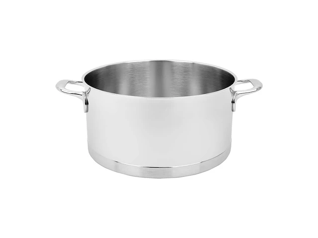 Demeyere atlantis kookpot met deksel 28 cm zilver - afbeelding 2 van  2