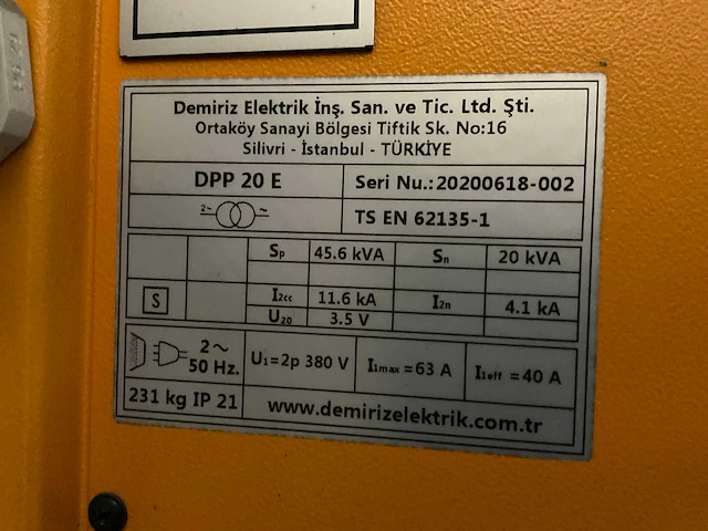 Demir iz dpp 20e puntlasmachine - afbeelding 6 van  6