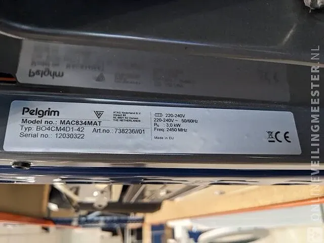 Demo inbouw combimagnetron/oven pelgrim, mac834mat - afbeelding 8 van  8