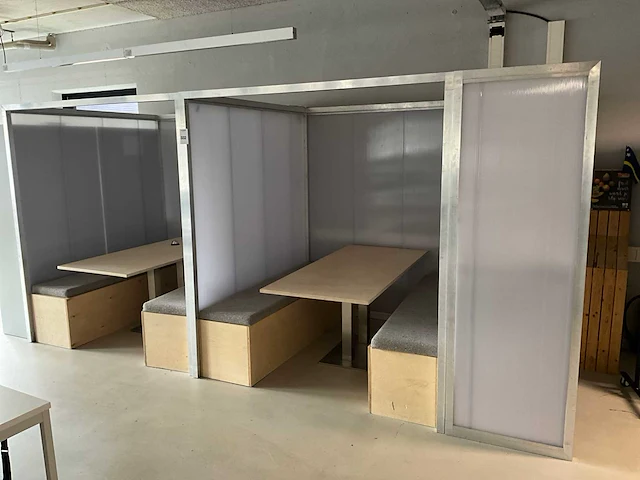 Demontabele werkplek (2x) - afbeelding 2 van  8