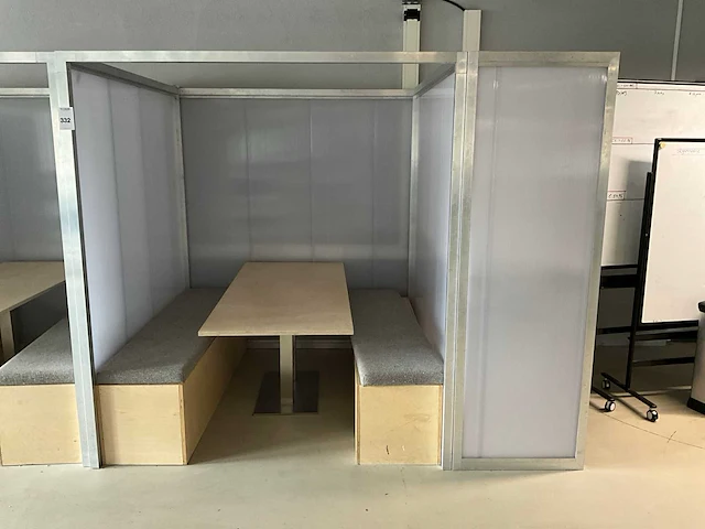 Demontabele werkplek (2x) - afbeelding 3 van  8