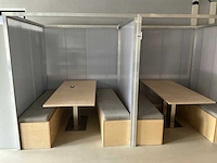 Demontabele werkplek (2x) - afbeelding 4 van  8