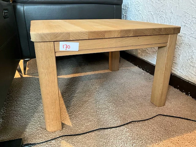 Denia eiken bijzettafel - afbeelding 2 van  4