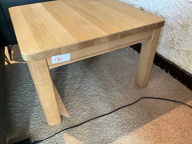 Denia eiken bijzettafel - afbeelding 3 van  4