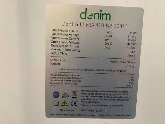 Denim - zonnepaneel (7x) - afbeelding 4 van  7