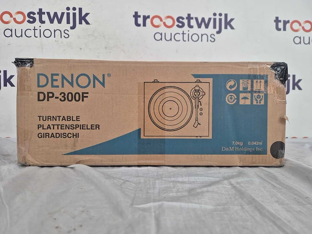 Denon - dp-300f - volledig automatische analoge platenspeler met geintegreerde phono voorversterker - afbeelding 2 van  2