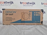 Denon - dp-300f - volledig automatische analoge platenspeler met geintegreerde phono voorversterker - afbeelding 2 van  2