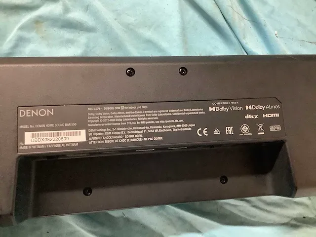 Denon home sound bar 550 soundbar - afbeelding 6 van  6