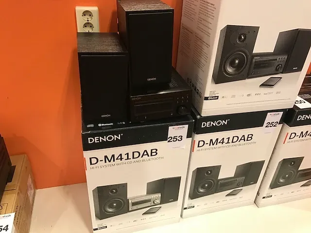 Denon micro systeem met dab d-m41dabbk - afbeelding 3 van  4