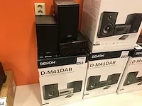 Denon micro systeem met dab d-m41dabbk - afbeelding 3 van  4