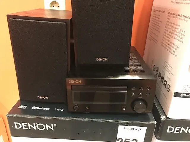 Denon micro systeem met dab d-m41dabbk - afbeelding 4 van  4