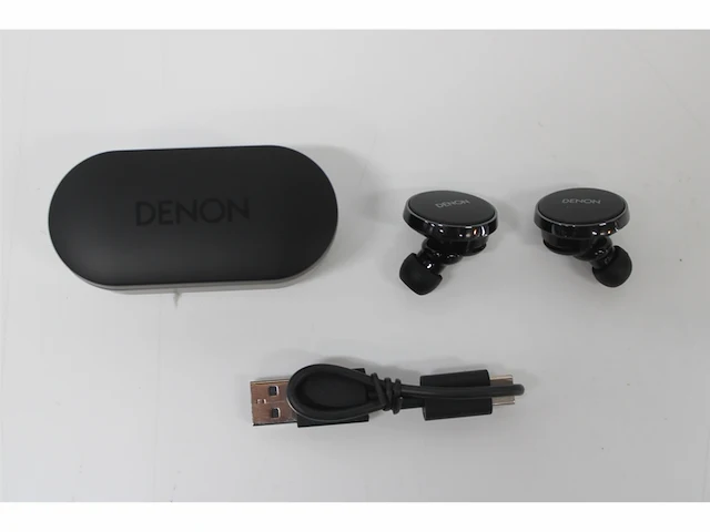 Denon perl pro true wireless in-ear oordopjes actieve ruisonderdrukking waterbestendig zwart - afbeelding 5 van  5