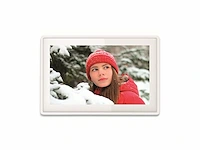 Denver digitale fotolijst 10.1 inch hd frameo app fotokader wifi ips touchscreen 16gb wit - afbeelding 1 van  4