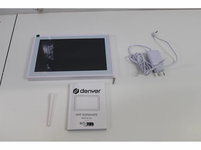 Denver digitale fotolijst 10.1 inch hd frameo app fotokader wifi ips touchscreen 16gb wit - afbeelding 4 van  4