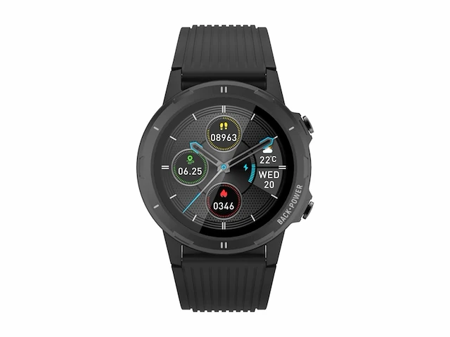 Denver sw-351 - smartwatch - sportwatch - hartslagmeter - temperatuurmeter- geschikt voor ios & android - zwart - afbeelding 2 van  3