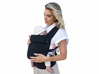Deryan amora draagzak baby draagzak ergonomisch zwart - afbeelding 1 van  4